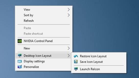 free tools to save and restore desktop icon positions in Windows 10 pic3