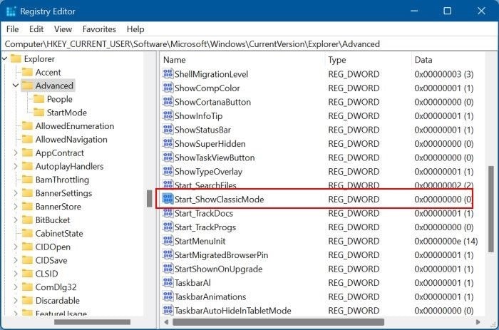 get Windows 10 style Start menu in Windows 11 pic4