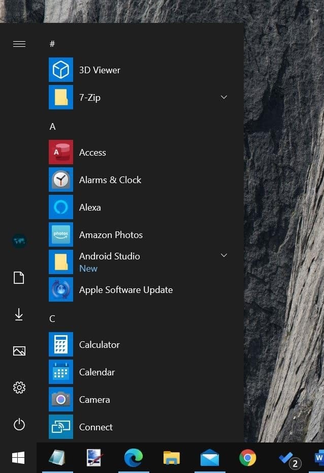 get classic start menu in Windows 10 pic05