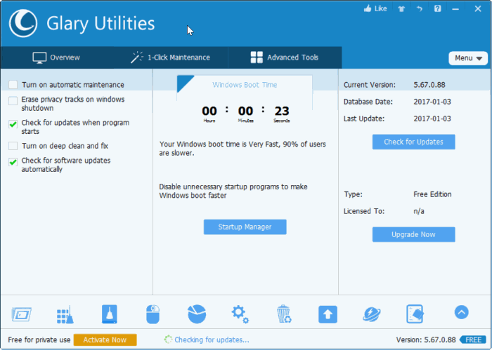 download glary utilities for windows 10