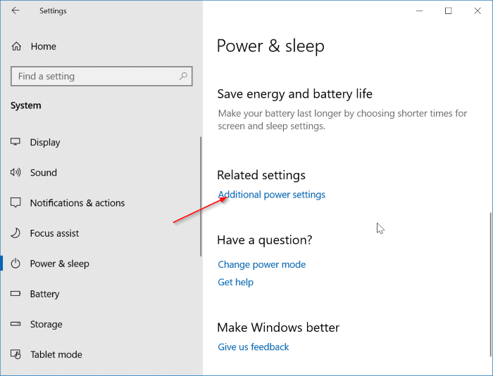 hibernate Windows 10 when laptop lid is closed pic2.1