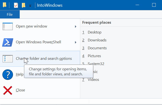 hide file and folders in Windows 10 pic4