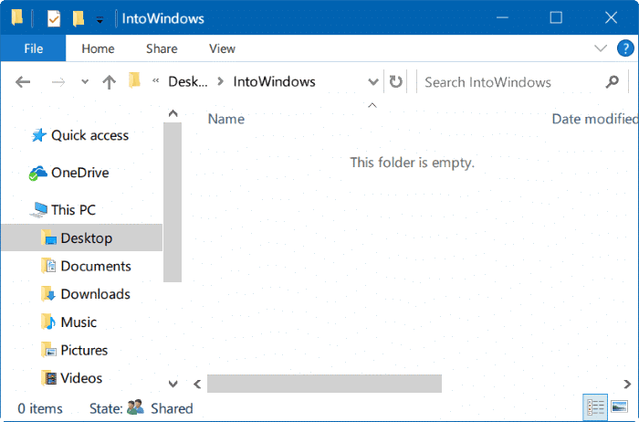 hide files and folders in Windows 10