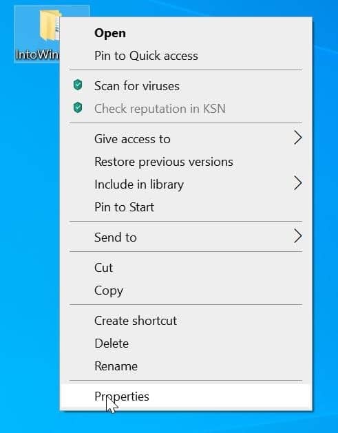 hide files or folders on desktop in Windows 10 pic1