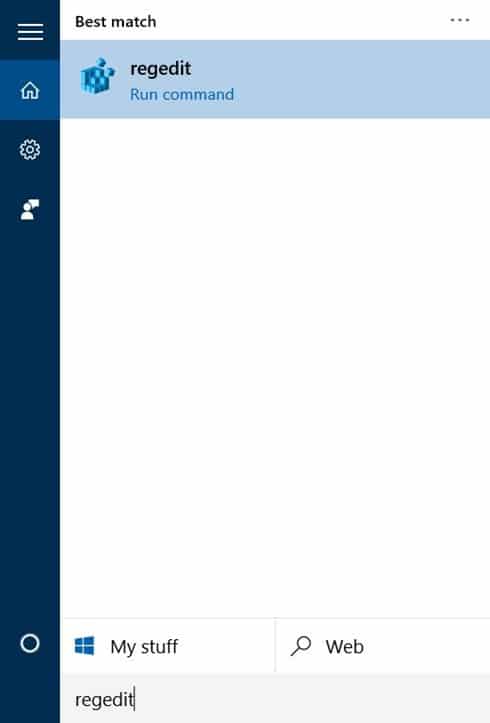 hide username email address on login screen in Windows 10 step1