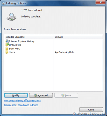 add new locations to Windows 7 search index pic02