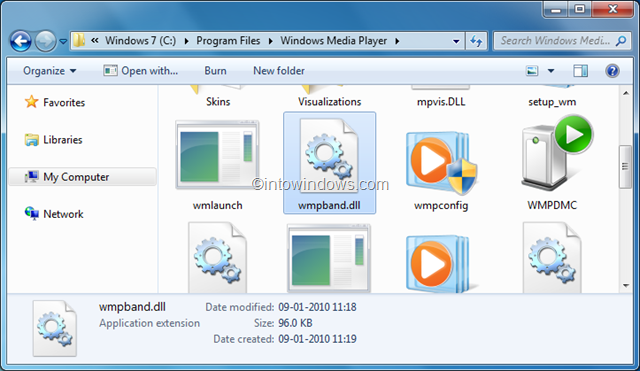 Enable Windows Media Player 12 Taskbar Toolbar In Windows 7 pic1