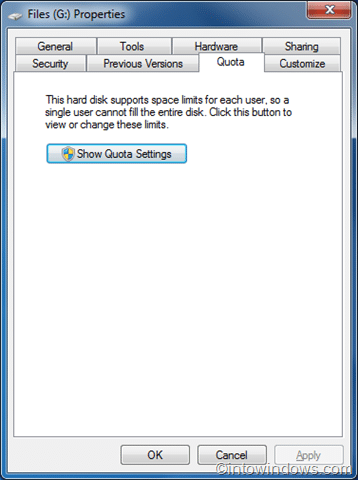 How To Enable Disk Quota Management In Windows 7 pic1
