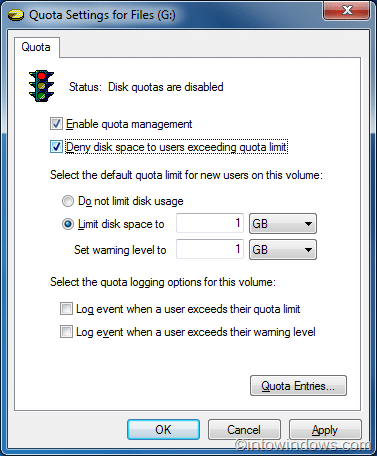 How To Enable Disk Quota Management In Windows 7 pic2