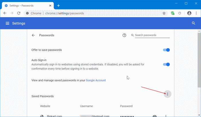 import passwords into Chrome from CSV file pic3