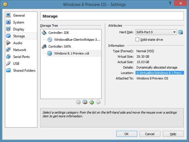 increase virtualbox disk size in Windows Step2