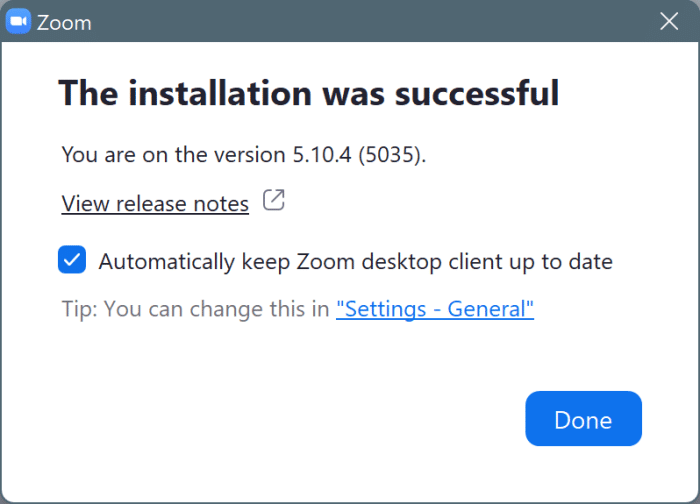 install Zoom meetings in Windows pic4