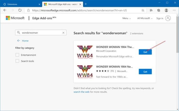 install and uninstall themes in Microsoft Edge in Windows 10 pic5