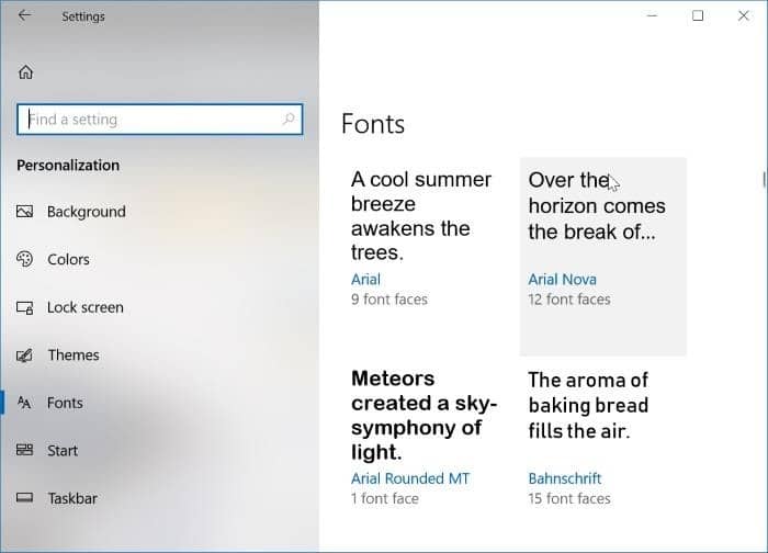 install new fonts from Store in Windows 10 pic6