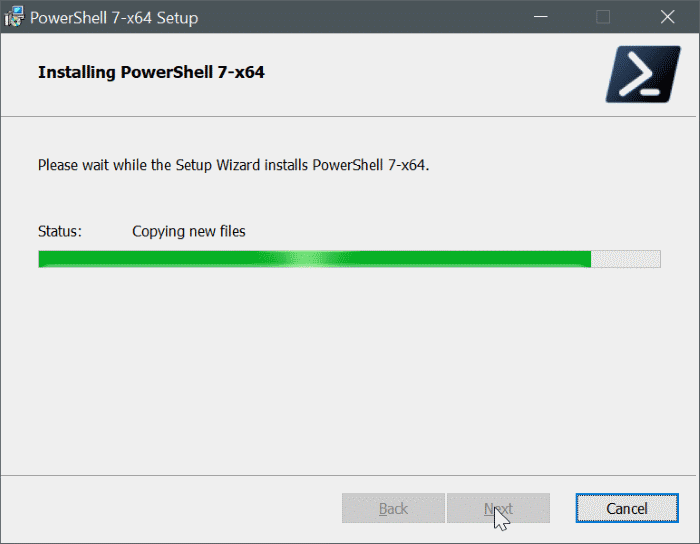 install powershell 7 on Windows 10 pic10
