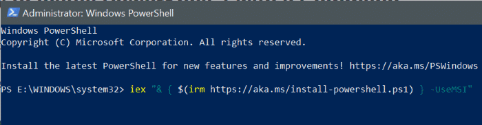 install powershell 7 on Windows 10 pic4