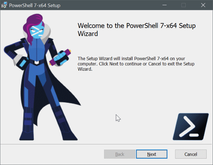 install powershell 7 on Windows 10 pic7