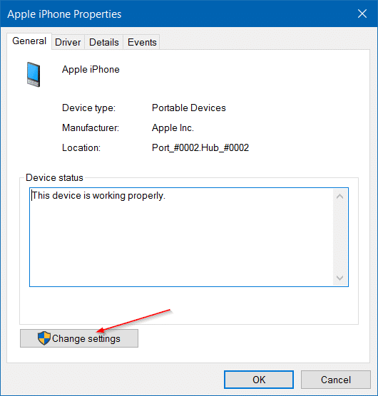 iphone not detected in Windows 10 step6