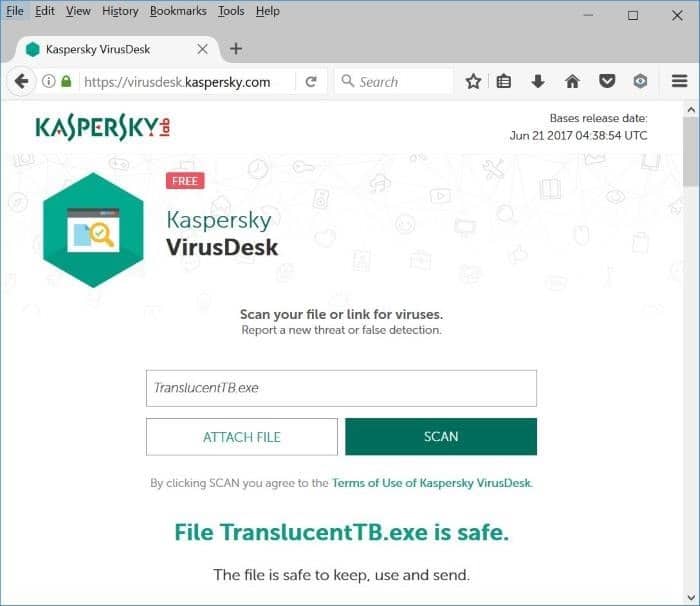 kaspersky virusdesk scan files online using kaspersky pic2