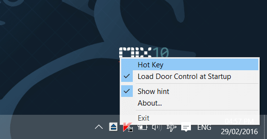 keyboard shortcut to open CDDVD tray in Windows 10 pic01