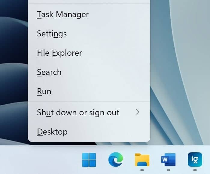 keyboard shortcut to shut down or restart Windows 11 pic1