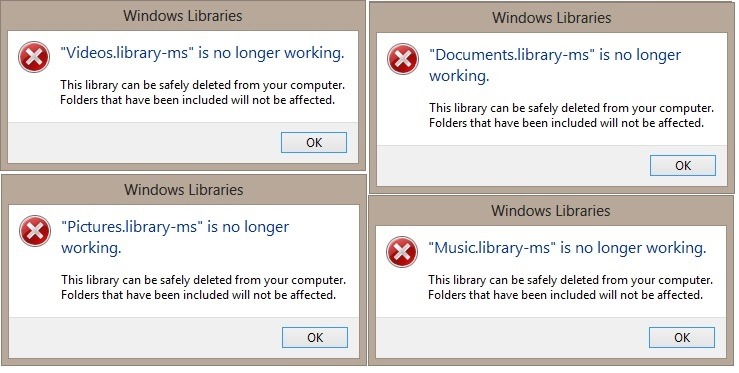 library ms is no working 
