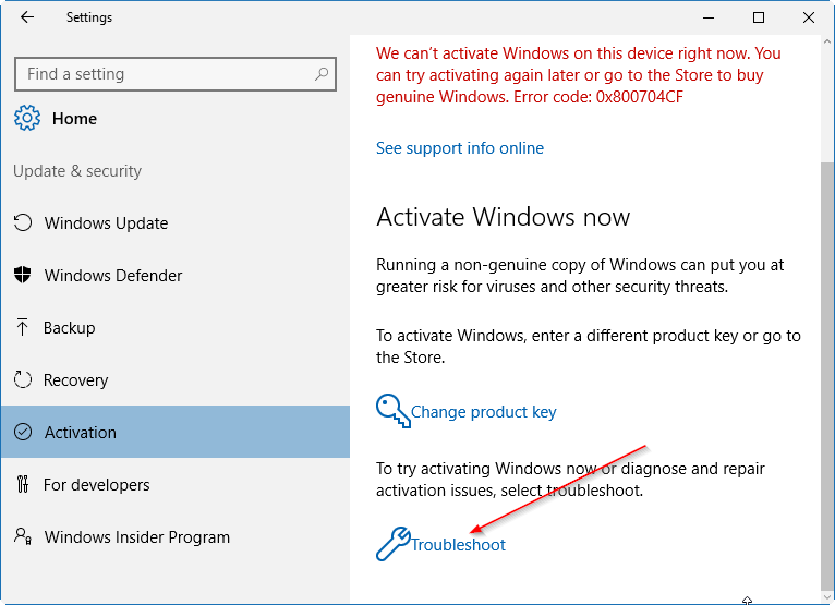link Windows 10 license to microsoft account pic1