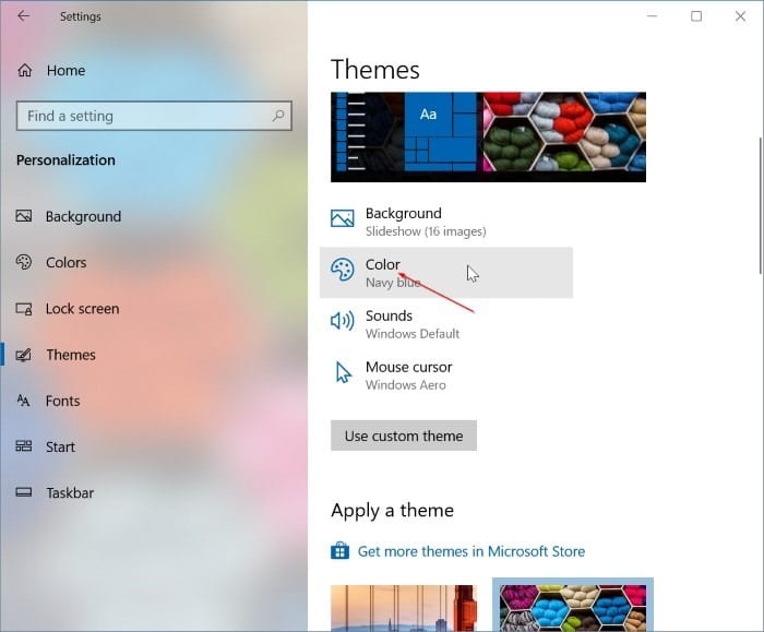 location of themes in Windows 10 pic6
