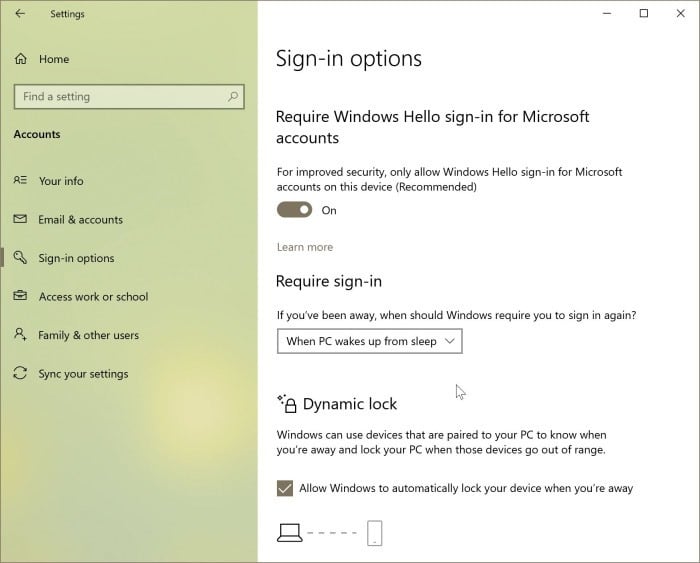lock Windows 10 pc3