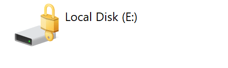 lock icon on drives in Windows 10 File Explorer pic2