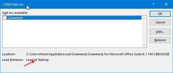 make Microsoft Office Word load faster in Windows 10 pic3