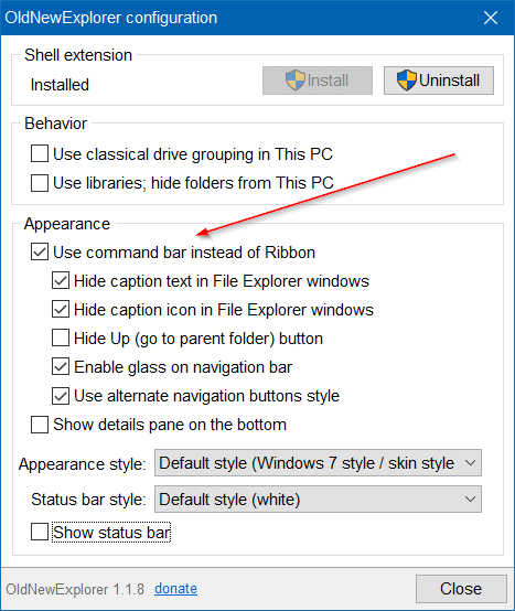 make Windows 10 File Explorer Look Like Windows 7 pic1.1