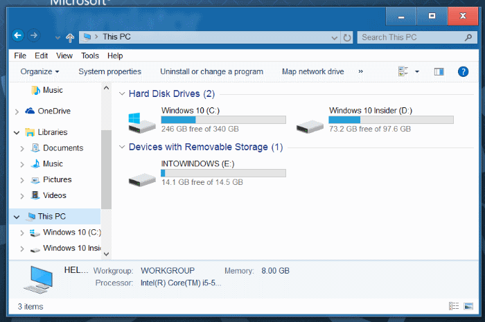 make Windows 10 File Explorer Look Like Windows 7 pic5.1