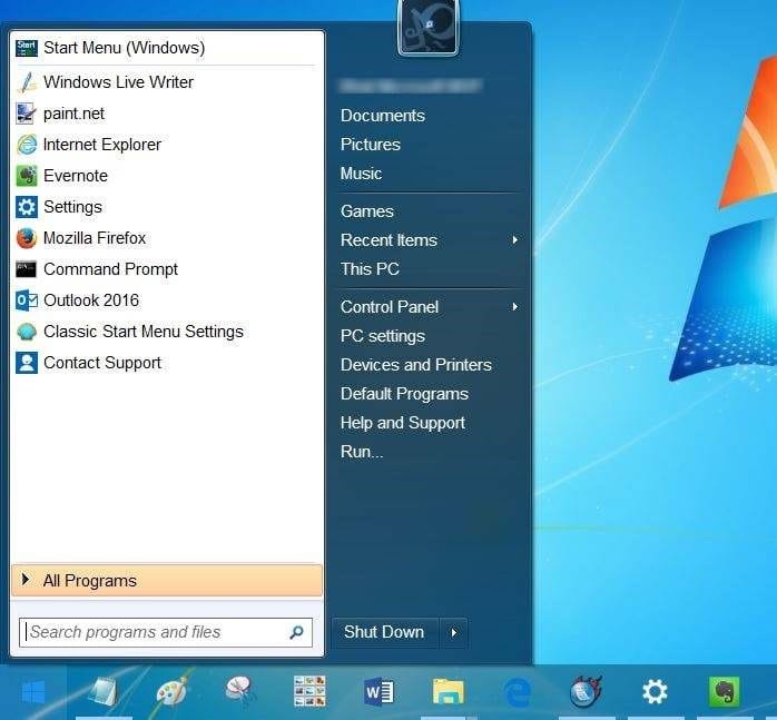 make Windows 10 look like Windows 7 pic2