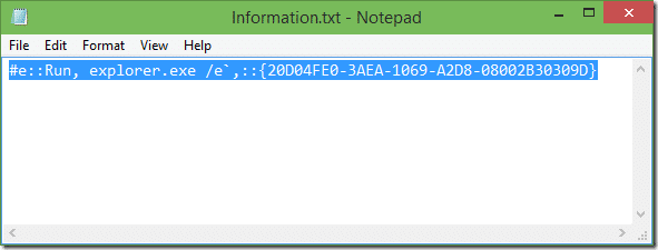 make Windows E open this pc or computer in Windows 10 step1