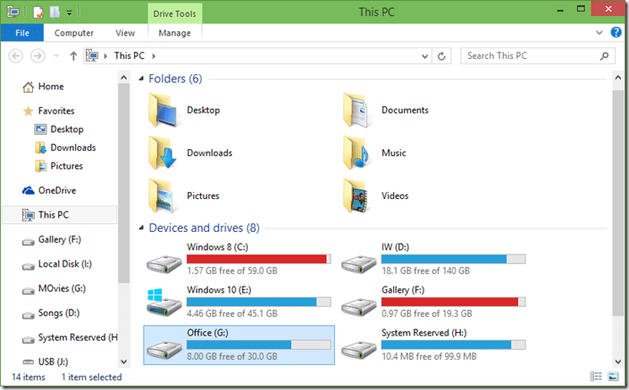 make Windows E open this pc or computer in Windows 10 step3