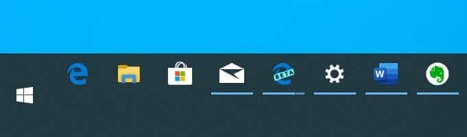 make taskbar smaller or larger in Windows 10 pic1
