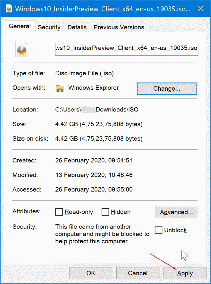 mount option missing from Windows 10 context menu pic4
