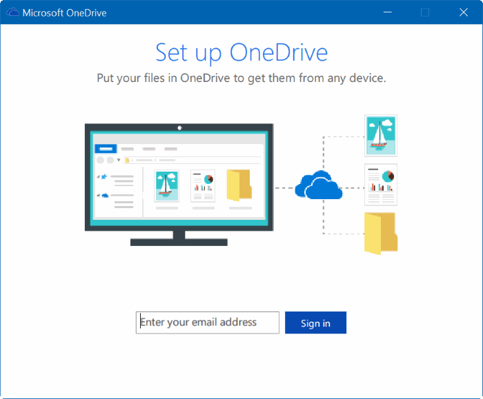 move onedrive folder in Windows 10 step11
