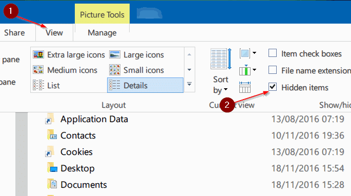 move onedrive folder in Windows 10 step5