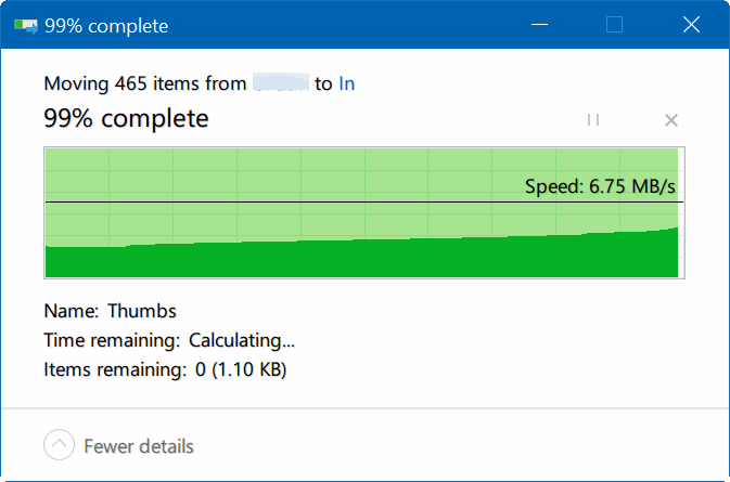 move onedrive folder in Windows 10 step9