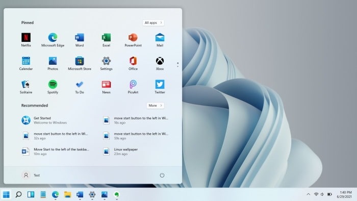 move start button to the left in Windows 11 pic4