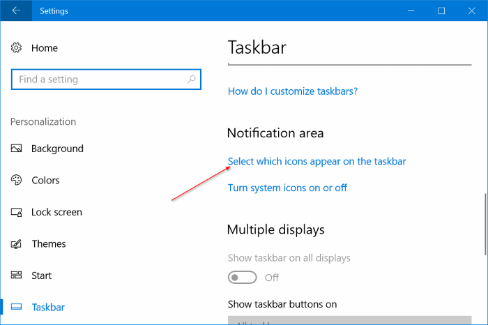 notification area icons area not hiding in Windows 10 pic3