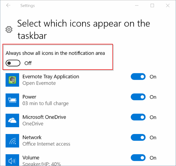 notification area icons area not hiding in Windows 10 pic4