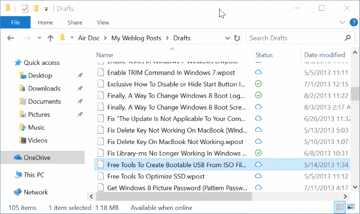 onedrive files on demand pic2
