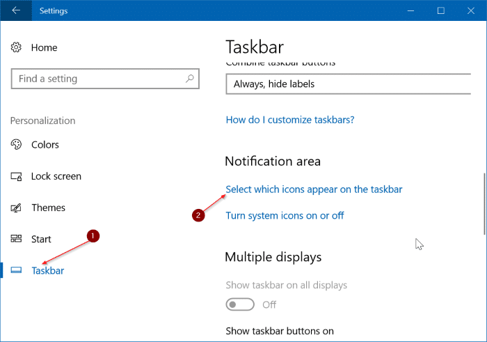 onedrive icon missing from windows 10 taskbar pic2
