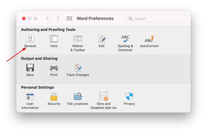 open blank document by default in Word on Mac pic1