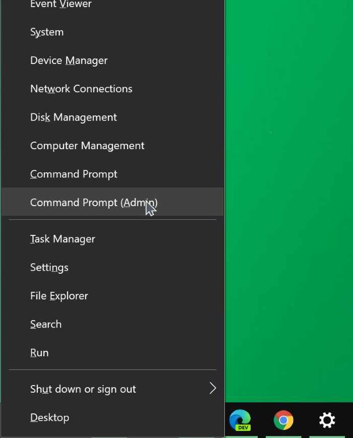 open command prompt as administrator in Windows 10 pic04
