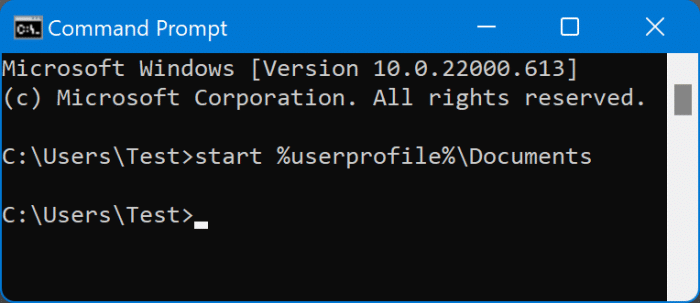 open documents folder in Windows pic5