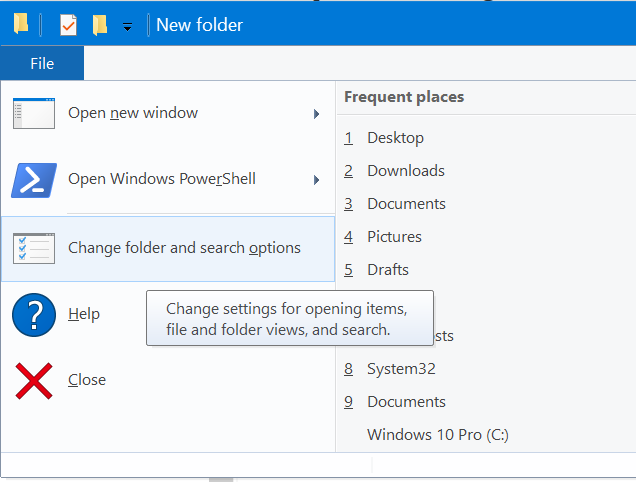 open files and folders with single click in Windows 10 pic1